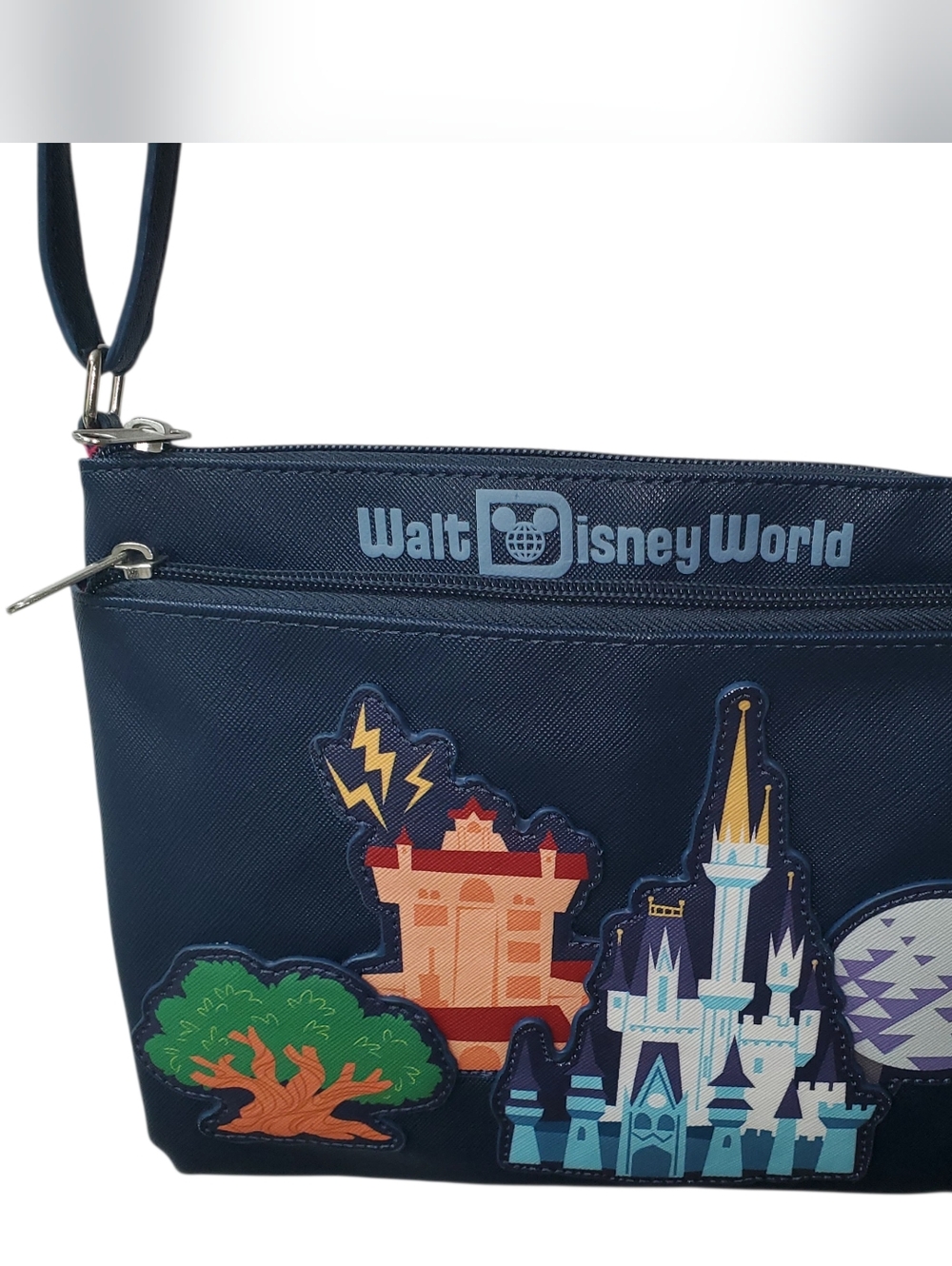Walt Disney World Navy Patch Crossbody Bag